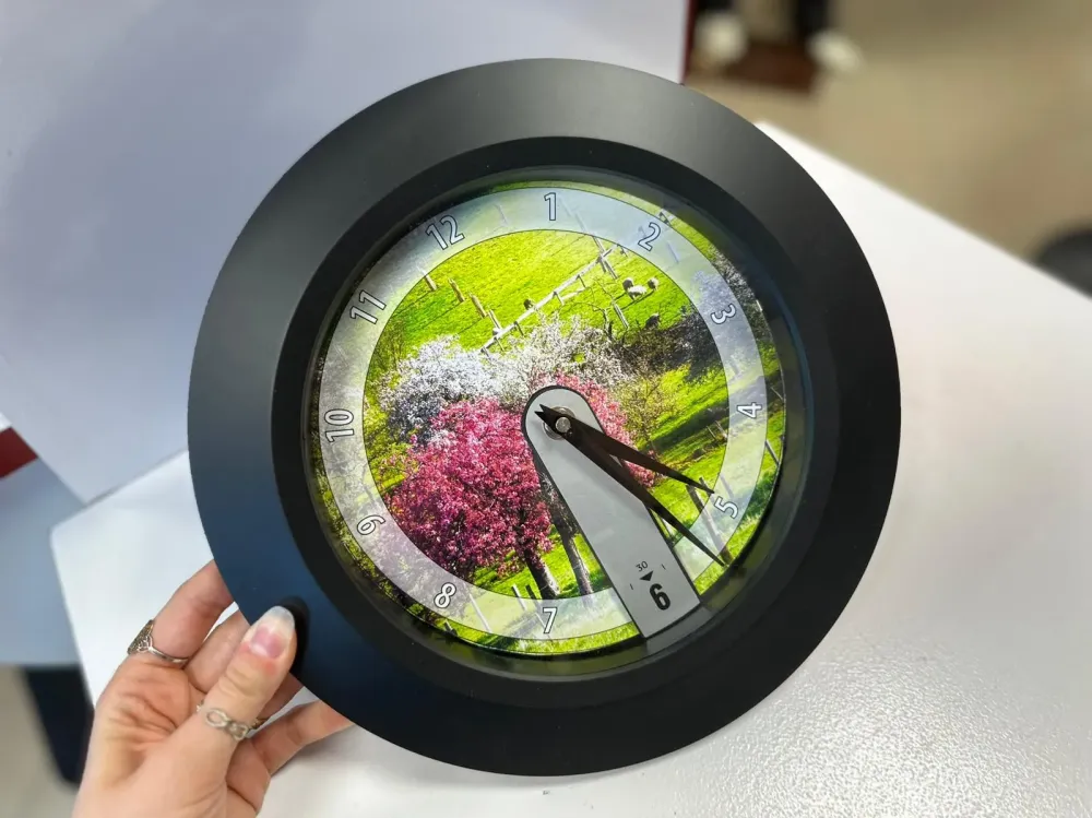 Horloge personnalisée